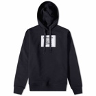 Burberry Men's Lyttleton Label Logo Hoody in Black