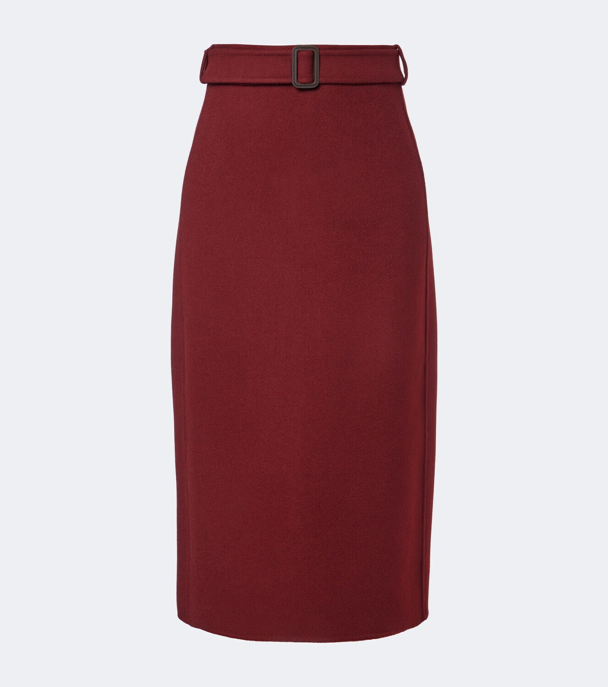'S Max Mara Belted virgin wool pencil skirt