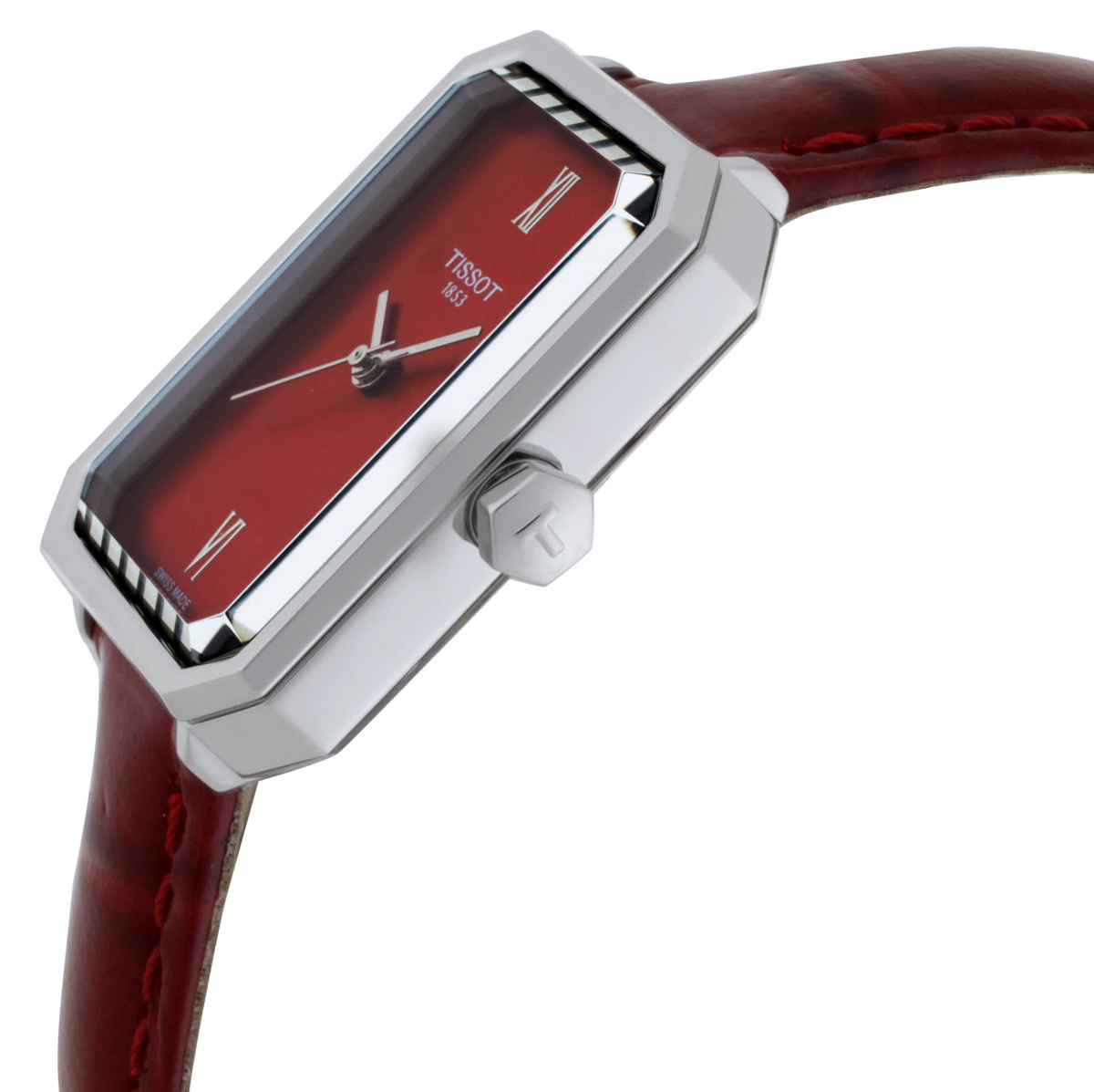 Tissot SRV Quartz Red Dial Watch T1601101642300