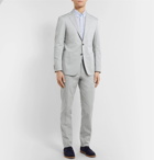 Canali - Stone Kei Slim-Fit Stretch-Cotton Twill Suit Jacket - Gray