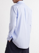 Paul Smith - Striped Cotton-Poplin Shirt - Blue