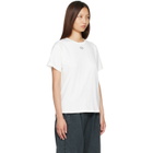 Diesel White Metallic Oval D Cotton T-shirt