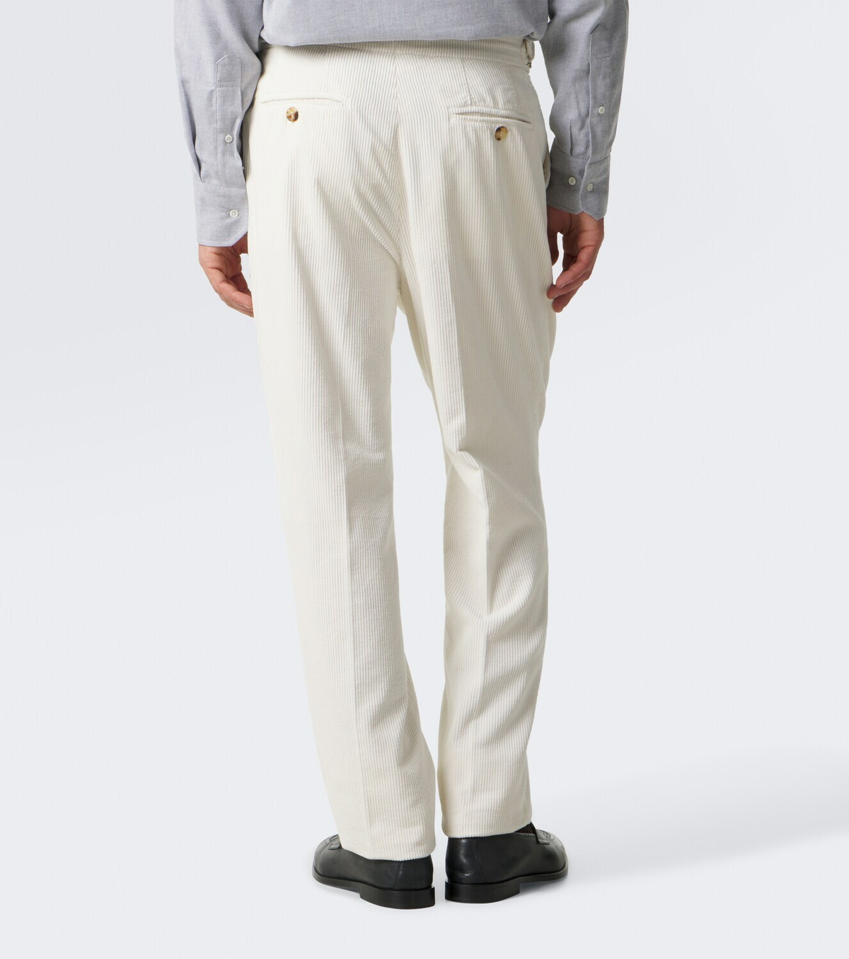 Brunello Cucinelli Pleated cotton corduroy straight pants
