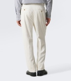 Brunello Cucinelli Pleated cotton corduroy straight pants