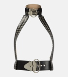 Paco Rabanne - Eyelet leather harness