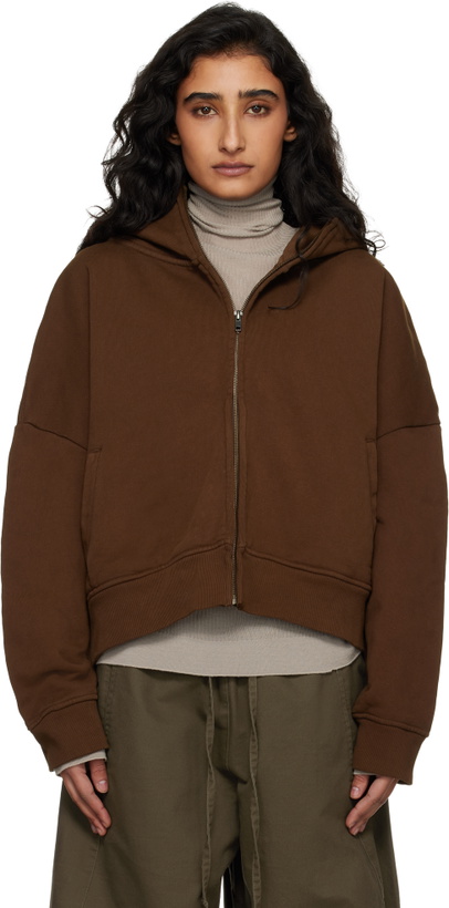 Photo: Entire Studios Brown Eternal Zip Hoodie