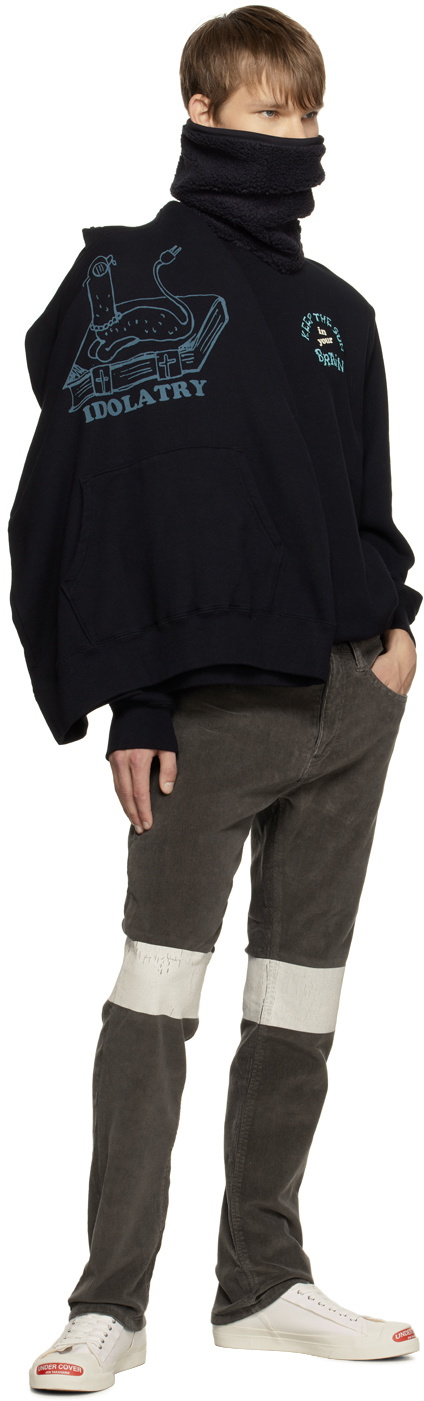 UNDERCOVER Black Zip Neck Warmer