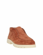 Santoni Womens Ankle boots Tan