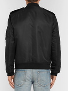 SAINT LAURENT - Shell Bomber Jacket - Black