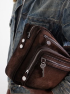 Acne Studios - Camero Camera Waxed-Suede Messenger Bag - Brown