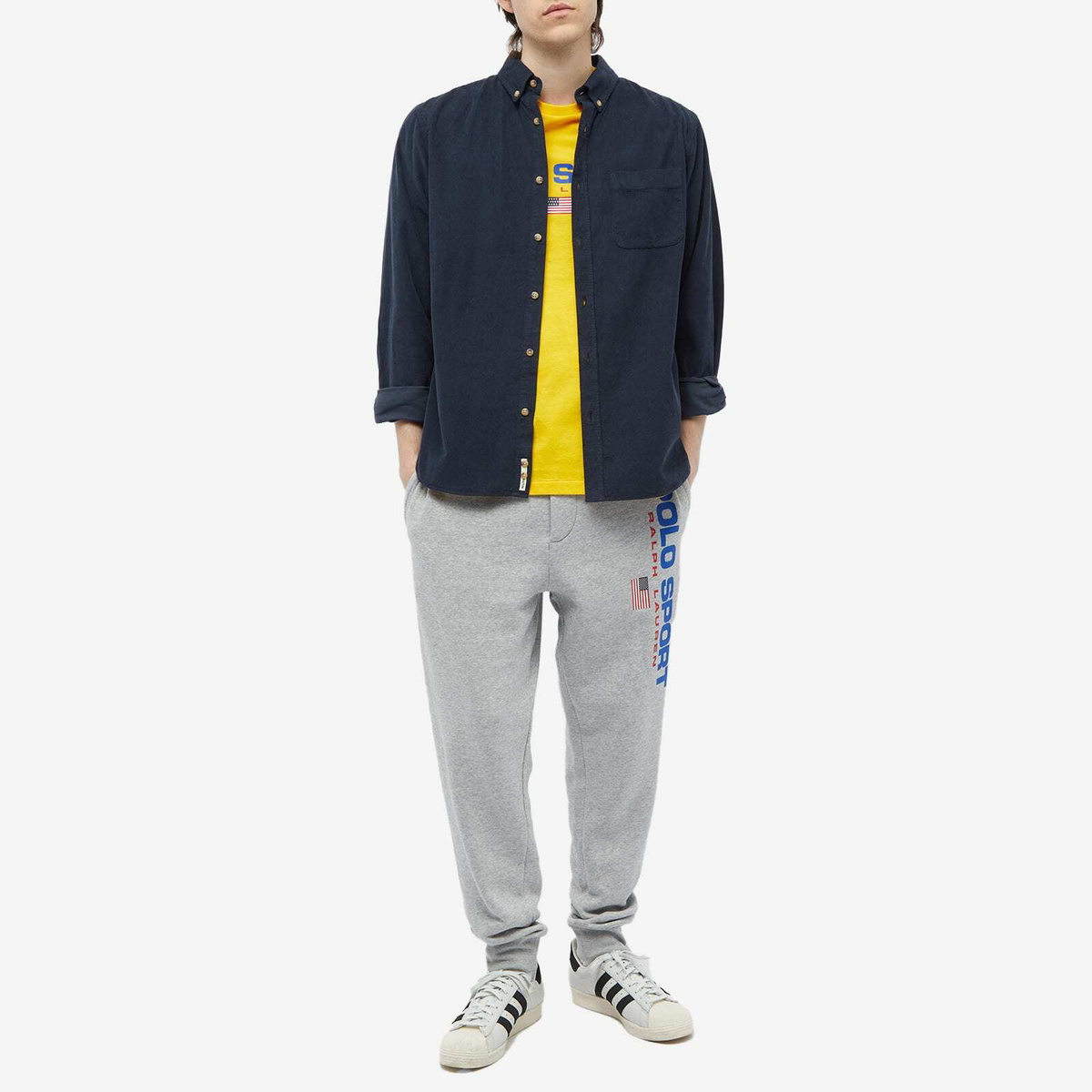 Polo Ralph Lauren Men's Polo Sport TShirt in Coast Guard Yellow Polo