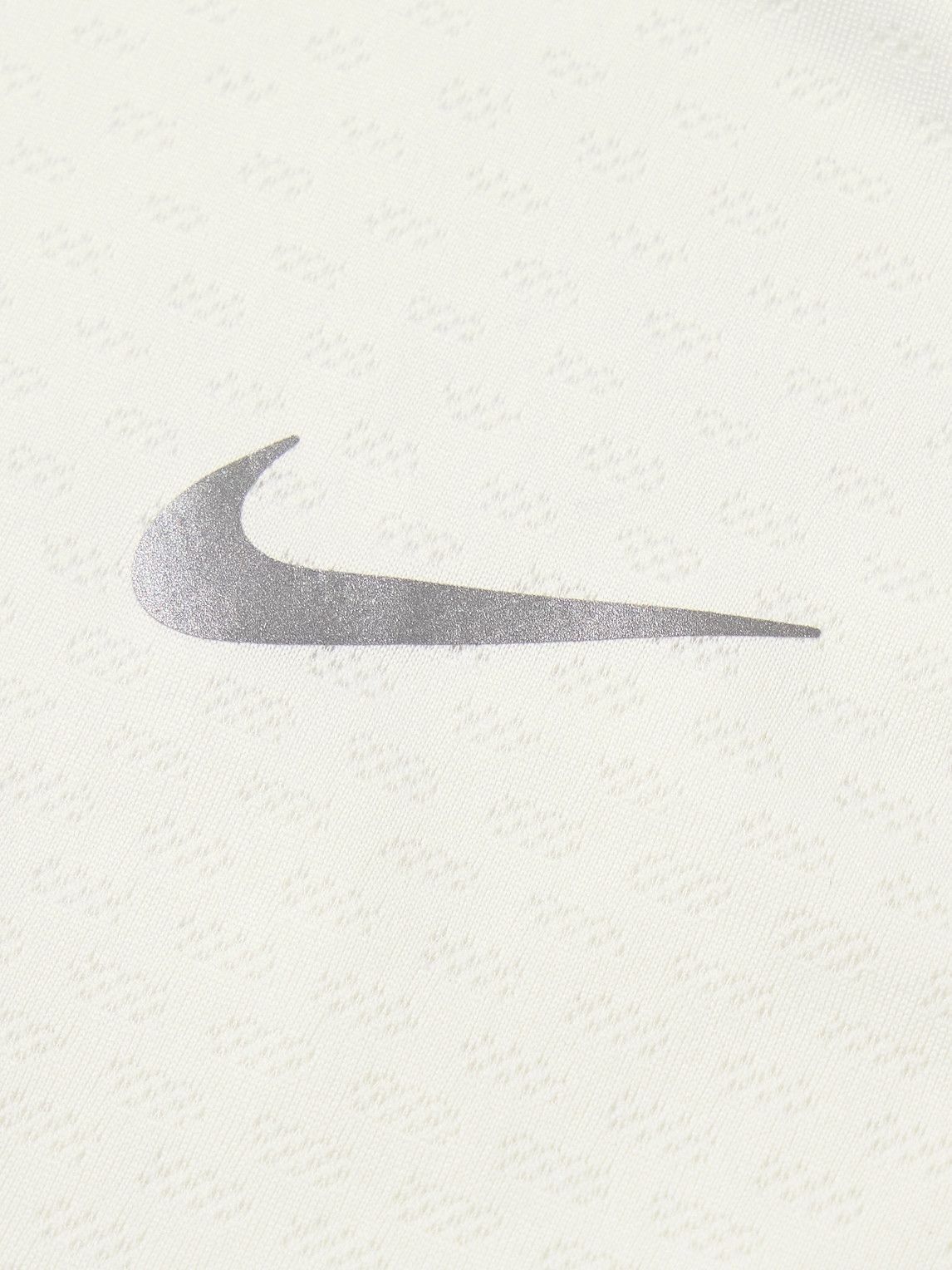 NIKE RUNNING - Stride Dri-FIT ADV Mesh T-Shirt - White