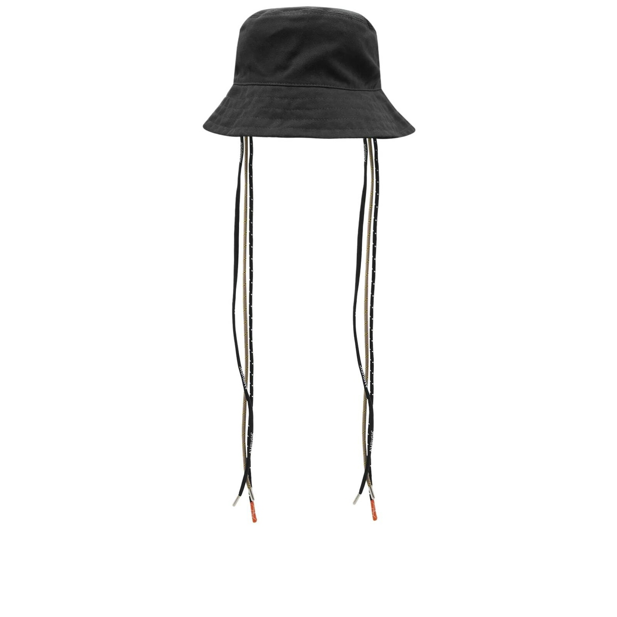 Ambush Black Canvas Logo Bucket Hat Ambush