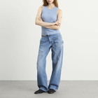 JW Anderson Women's Anchor Embroidery Vest in Steel Blue