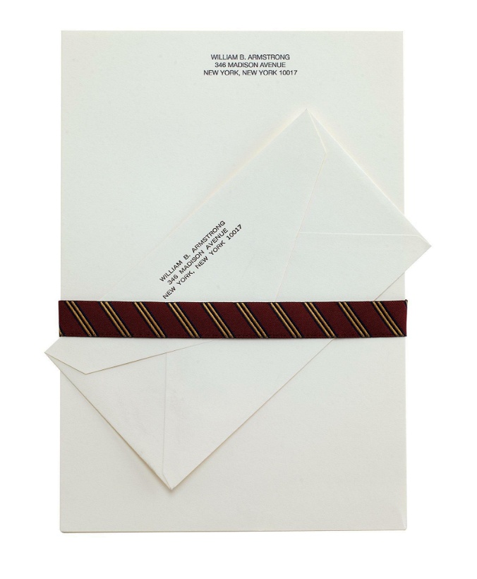 Photo: Brooks Brothers Executive Stationery - 100 Sheets & Envelopes Shoes | Ivory