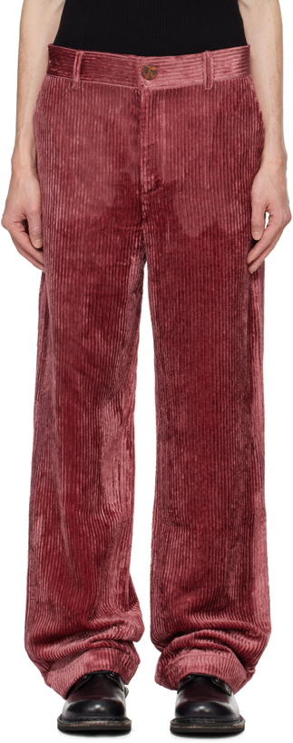 Photo: Séfr Burgundy Eli Trousers