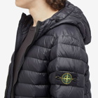 Stone Island Men's Lightweight Hooded Down Jacket in Navy Blue