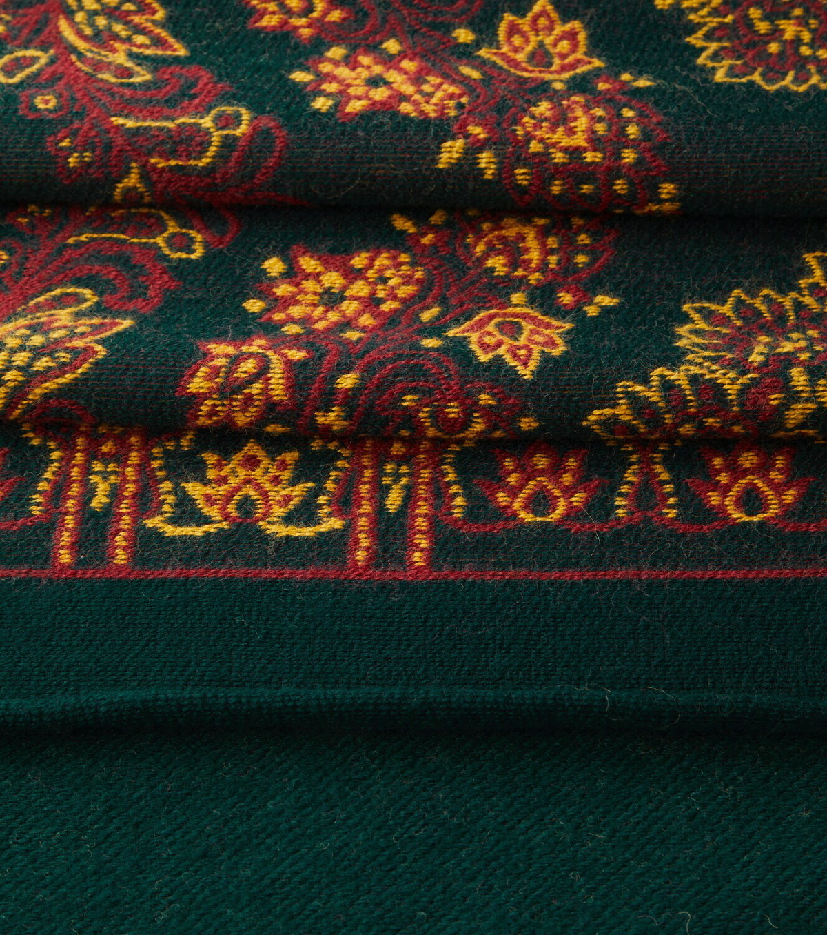 Etro Paisley wool and silk-blend throw
