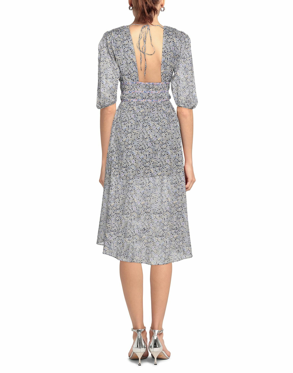 Maje Womens Midi dress Lilac