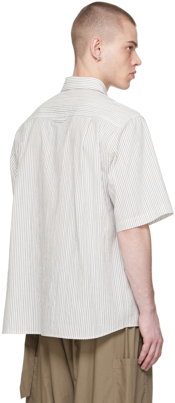 XENIA TELUNTS White Stripe Daily Shirt