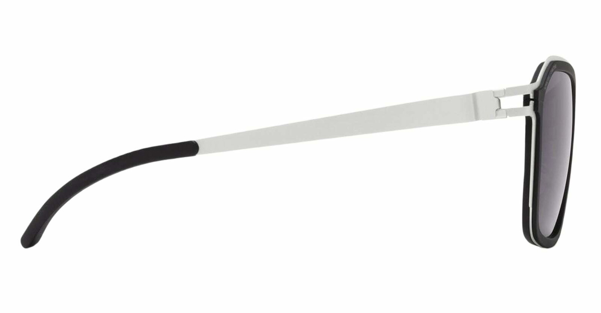Mykita Mr003 Al1 - White Silver / Black / Coolgrey Lens Sunglasses