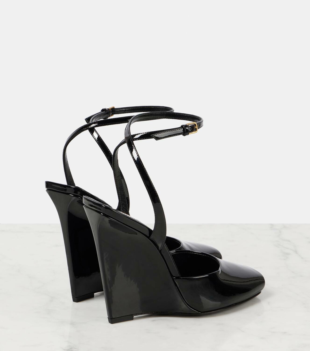 サンダル・ミュール Saint Laurent Black leather Le Scandal sandals 0400022481622_BLACK?wid=600&