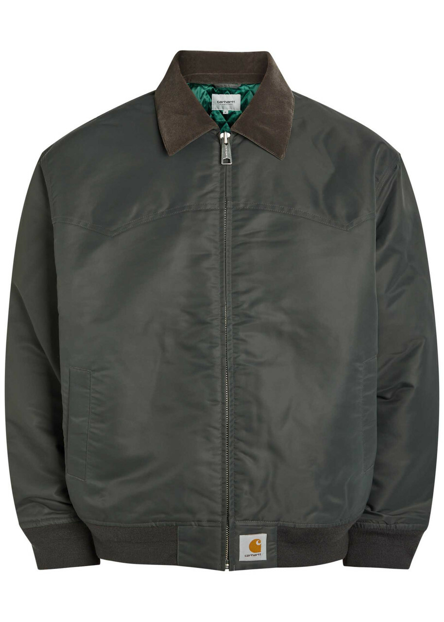 Carhartt Wip OG Active Rivet Hooded Denim Jacket Black Carhartt WIP
