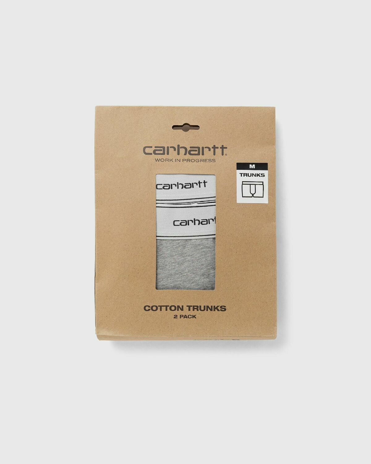 Carhartt WIP Cotton Trunks Grey Mens Boxers & Brief