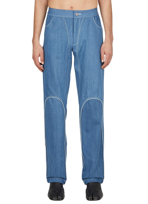 Photo: Mainline:RUS/Fr.CA/DE Contrast Piping Jeans