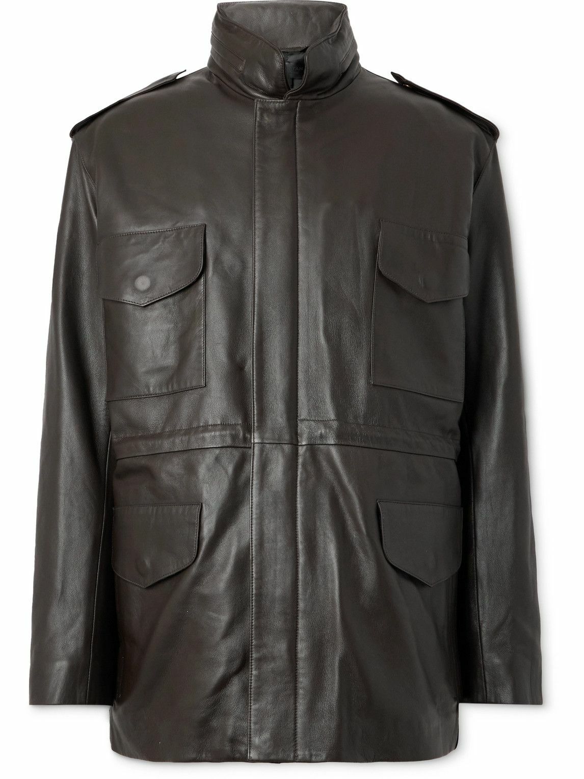 Nili Lotan - Liri Leather Jacket - Brown