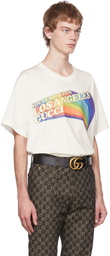 Gucci White Printed T-Shirt