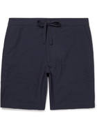 RICHARD JAMES - Wool and Cotton-Blend Drawstring Shorts - Blue