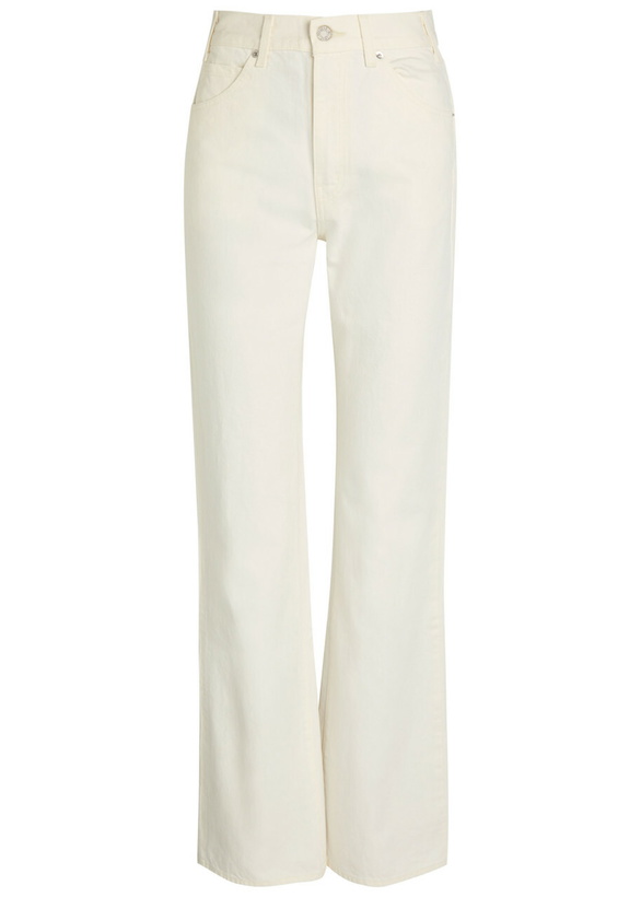 Photo: Nili Lotan Joan Straight-leg Jeans Cream