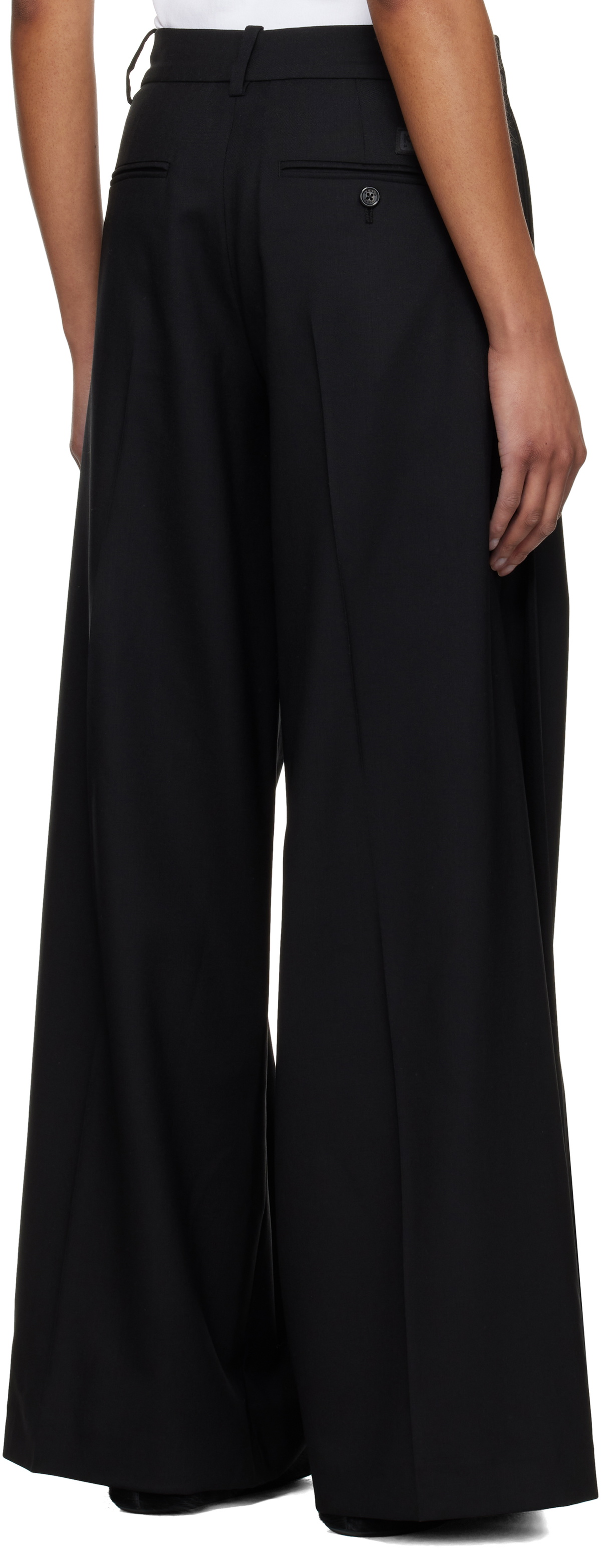 Kenzo Black Kenzo Paris Wide-Leg Trousers
