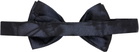 Dries Van Noten Black Silk Bow Tie