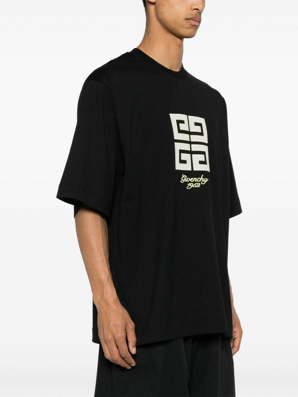 Tシャツ・カットソー Givenchy Crew Neck Cotton T-Shirt With Logo Detail GIVENCHY - T-shirt With Logo Givenchy