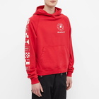 Reese Cooper Men's Flags Popover Hoody in Red