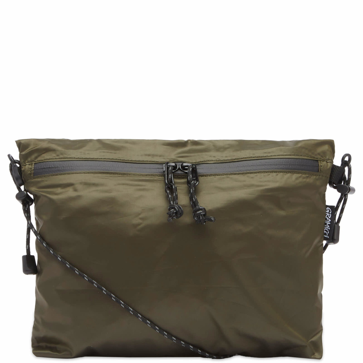 Gramicci Men's Micro Ripstop Sacoche Bag in Olive Drab Gramicci