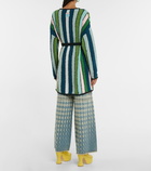 Loewe Paula's Ibiza striped cotton-blend cardigan