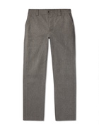 JACQUEMUS - Mélange Linen-Blend Trousers - Gray