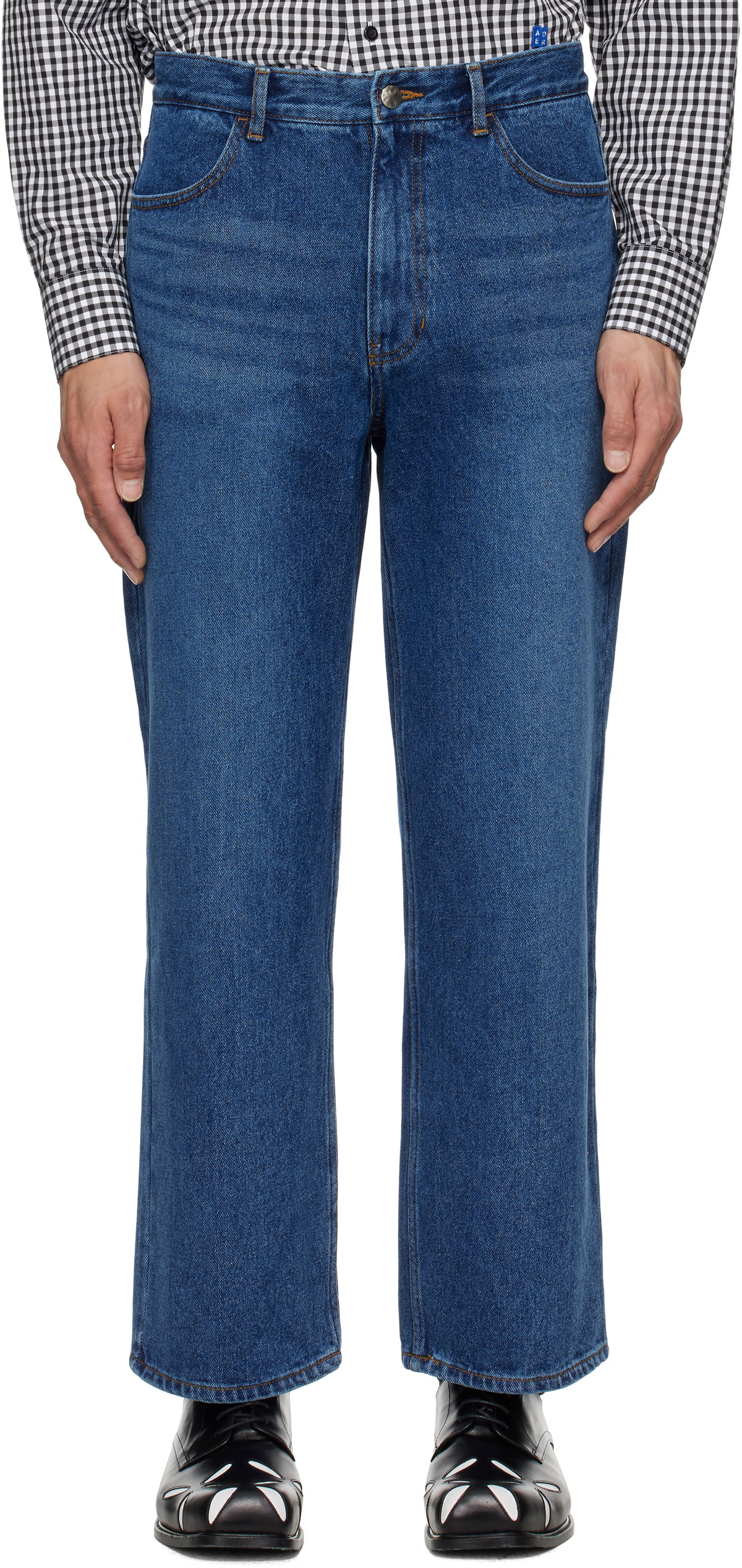 ADER error Blue Sig; TRS Tag 01 Jeans
