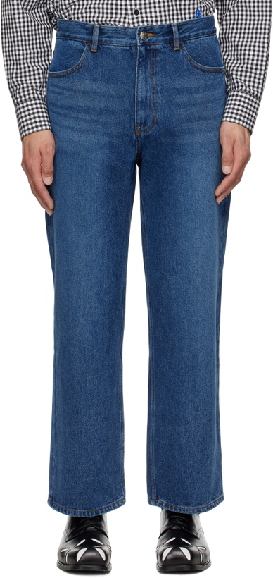 Photo: ADER error Blue Sig; TRS Tag 01 Jeans