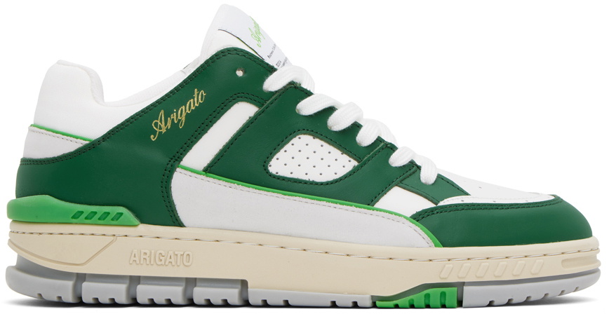 Axel Arigato Green White Area Lo Sneakers Axel Arigato