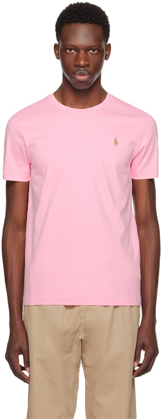 Photo: Polo Ralph Lauren Pink Classic Fit T-Shirt