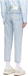 AMI Paris Blue Tapered-Fit Jeans