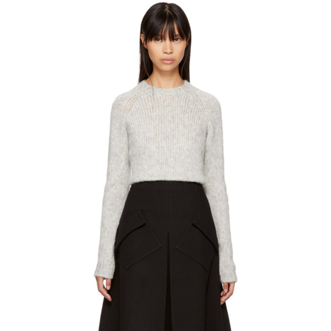 Sara Lanzi Grey Alpaca Sweater