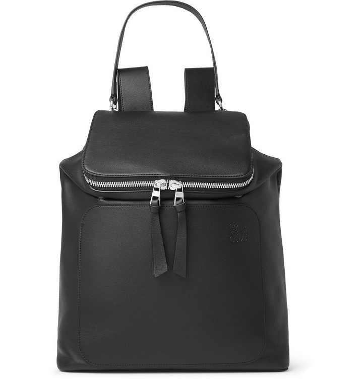Photo: Loewe - Goya Leather Backpack - Black
