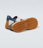 Loewe Flow Runner suede-trimmed sneakers
