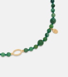 Toteme Inifinity beaded necklace with jade