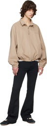 Courrèges Black Signature 70's Bootcut Trousers